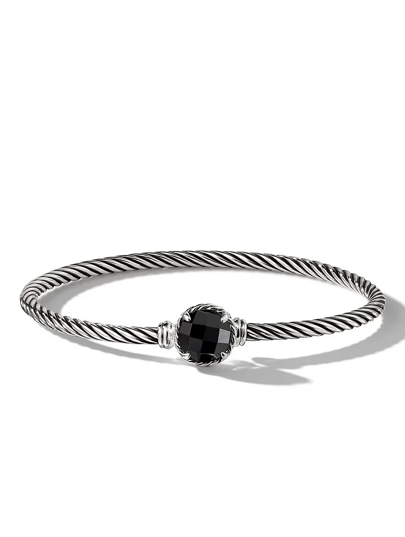 Petite Chatelaine® Bracelet Sterling Silver With Black Onyx