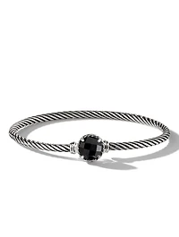 Petite Chatelaine® Bracelet Sterling Silver With Black Onyx