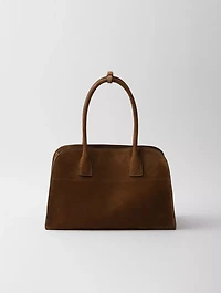 Medium Suede Tote Bag