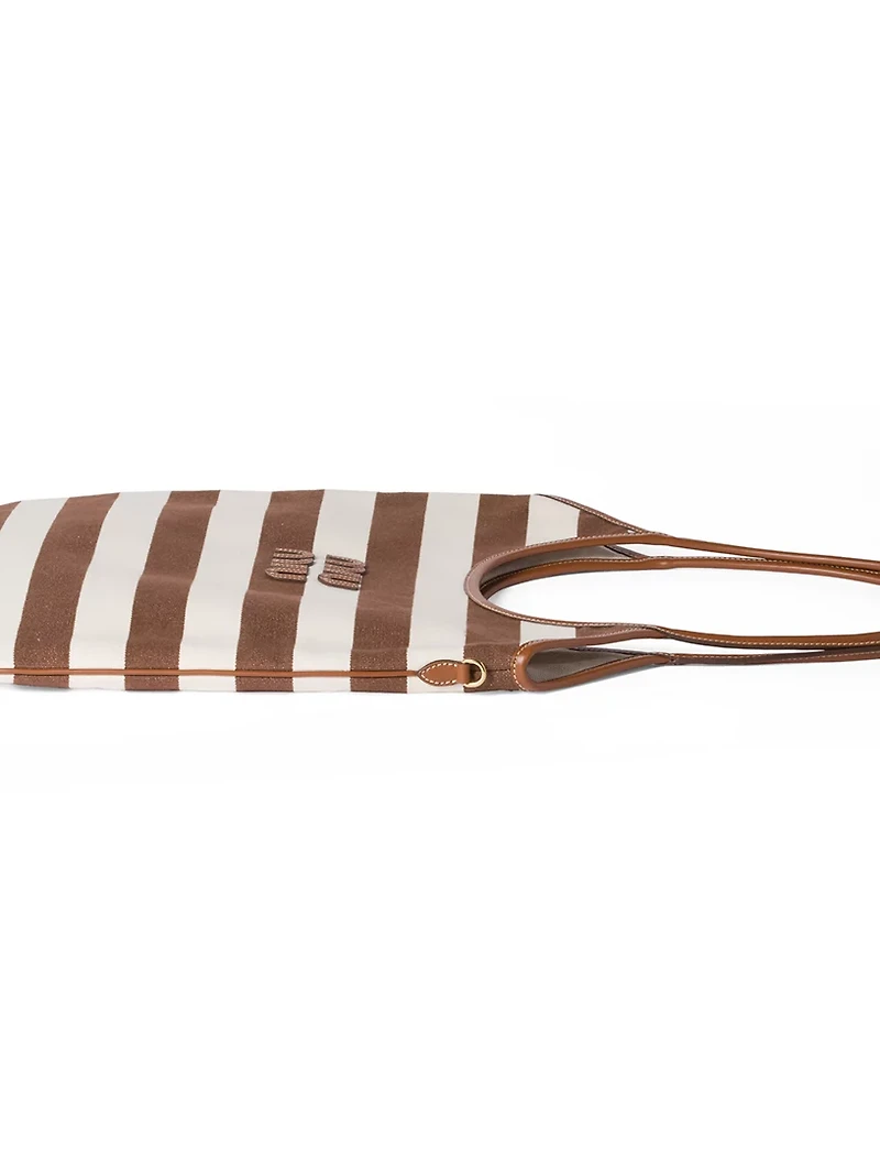Ivy Canvas And Leather Bag