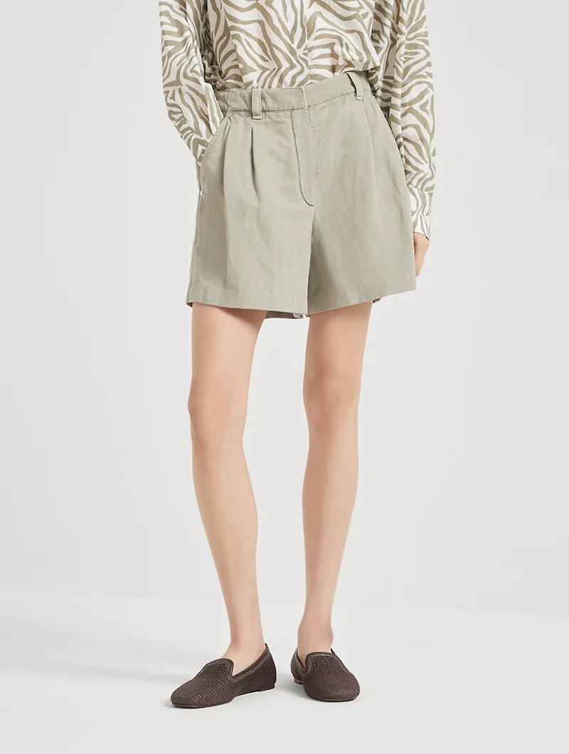 Baggy Shorts With Monili