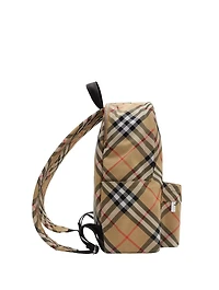 Small Check Backpack