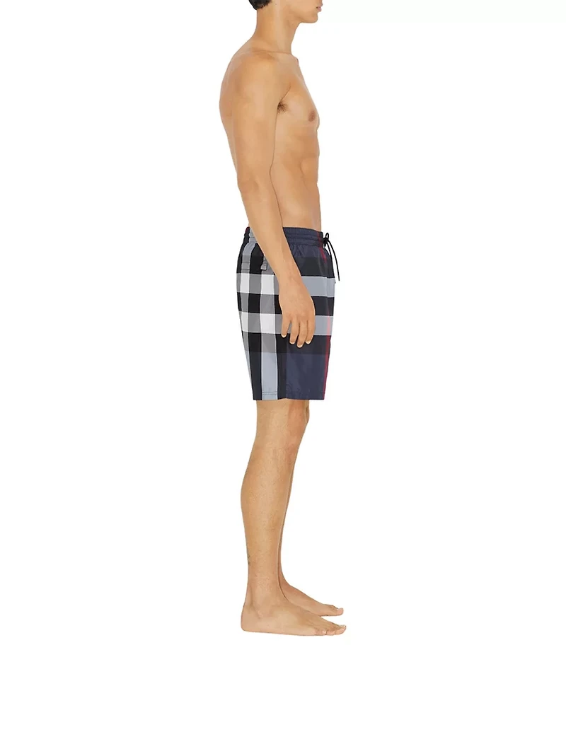 Check Swim Shorts