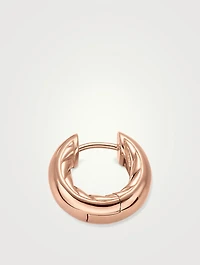 Dy Mercer® Micro Hoop Earrings In 18k Rose Gold, 13.4mm