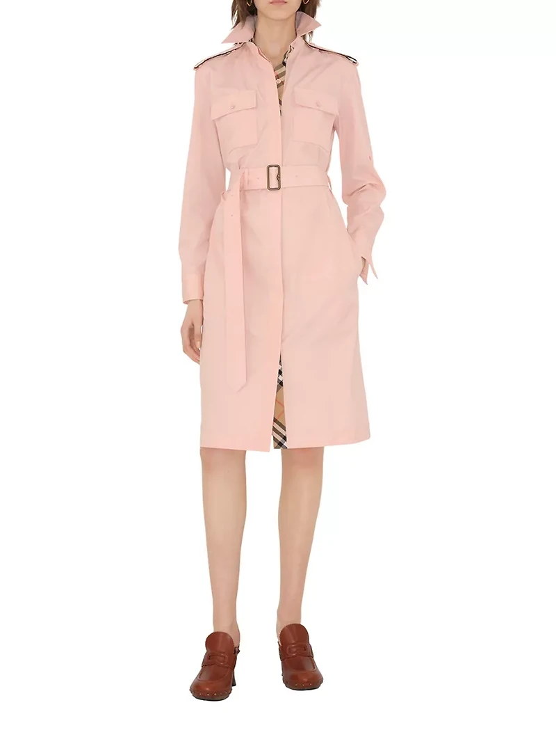 Cotton Poplin Shirt Dress