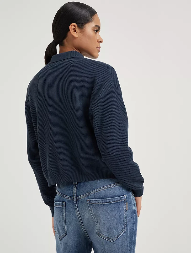 Polo-style Sweater