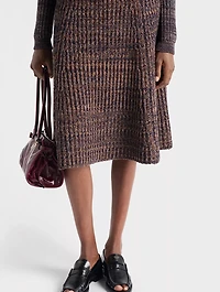 Wool And Cashmere Knit Skirt