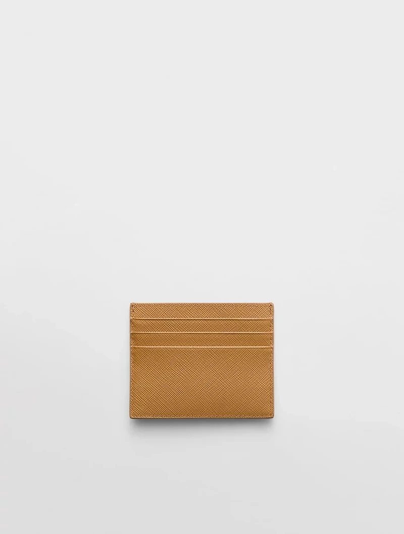 Saffiano Leather Card Holder