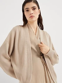 English Rib Knit Cardigan