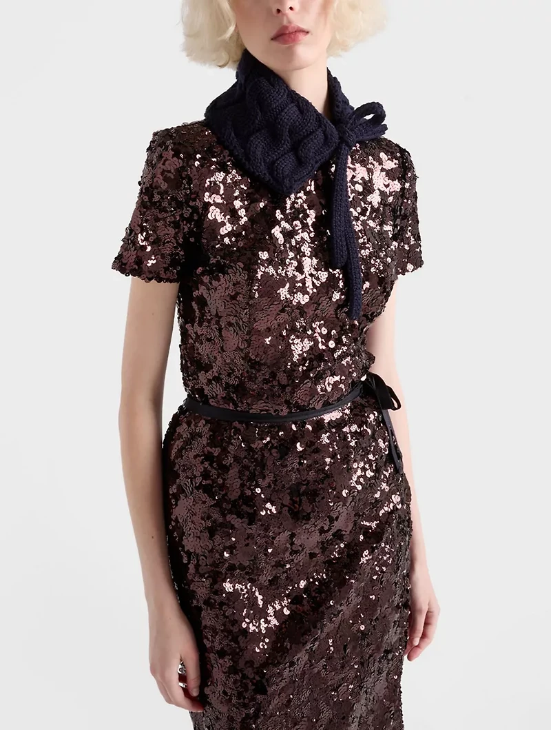 Embroidered Sequin Top