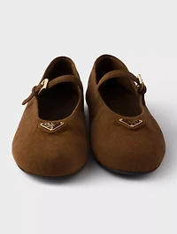 Suede Ballerinas