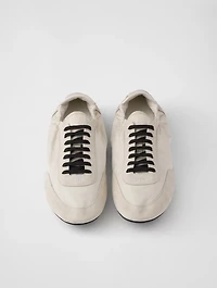 Collapse Re-nylon And Suede Sneakers