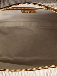 Beau Canvas And Leather Bag