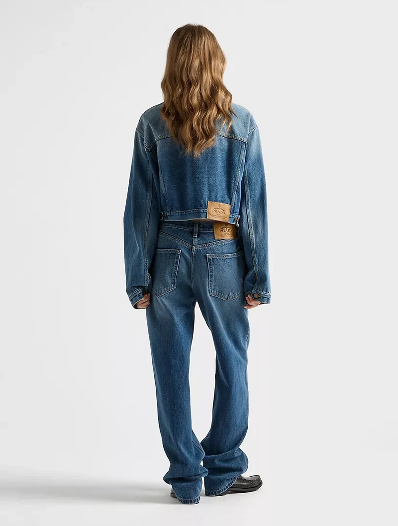 Denim Blouson Jacket