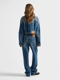 Denim Blouson Jacket