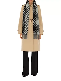 Check Cashmere Scarf