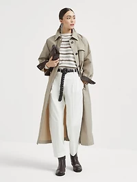 Trench Coat With Monili