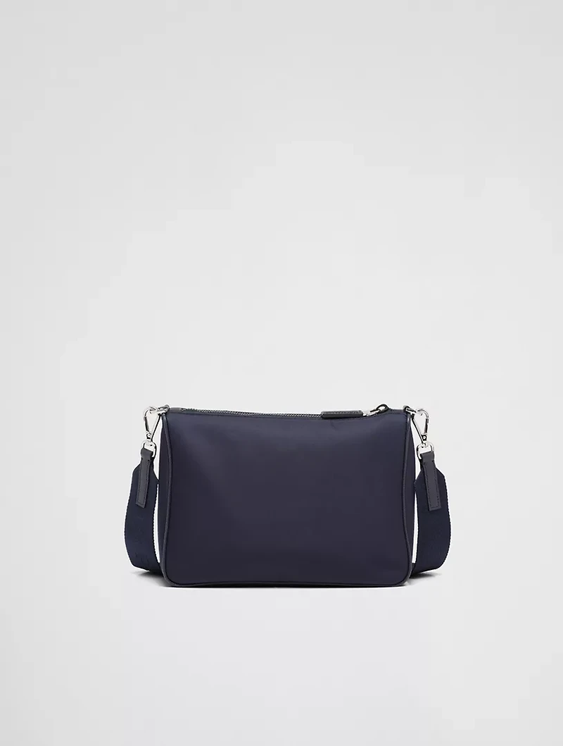 Re-nylon And Saffiano Leather Shoulder Bag
