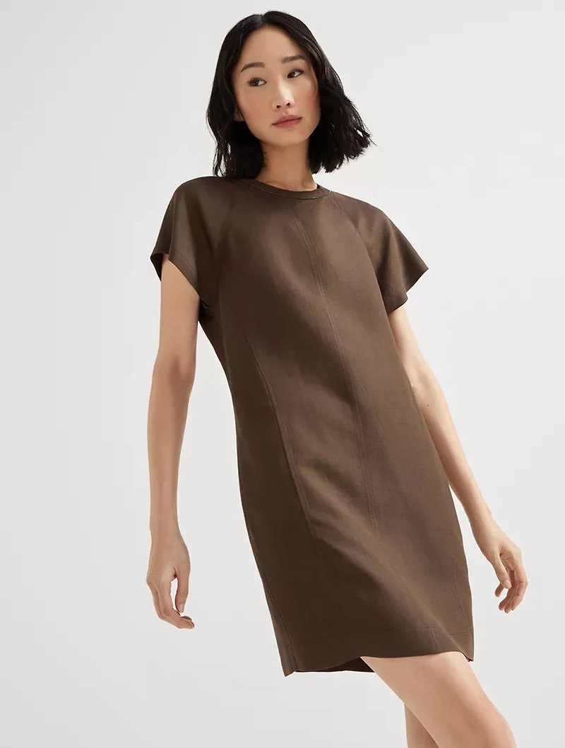 Twill Mini Dress