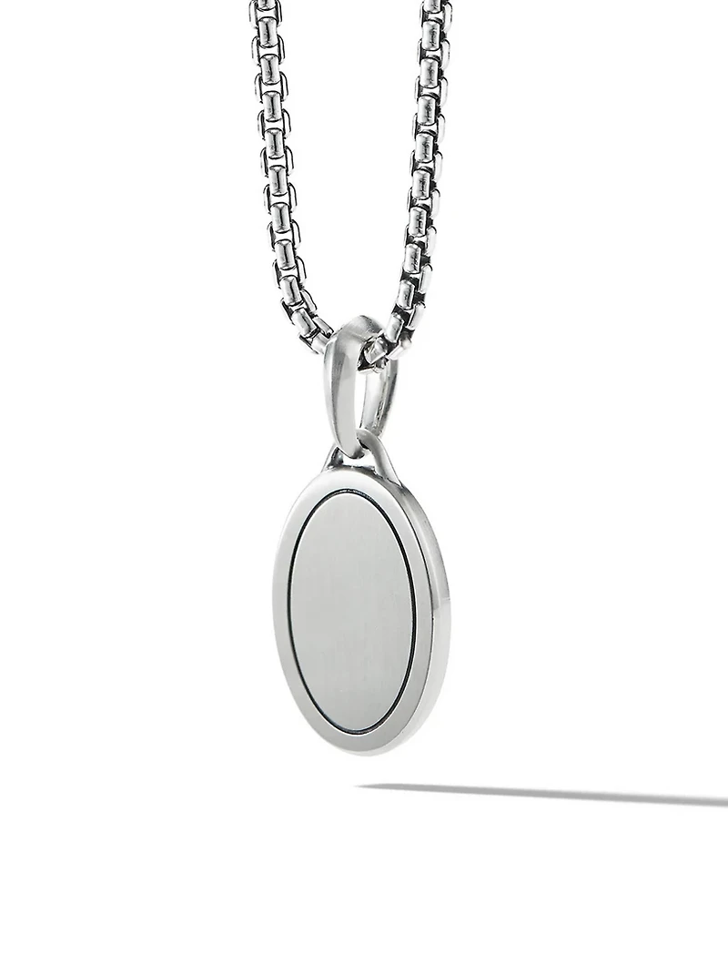 St. Francis Amulet In Sterling Silver