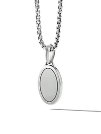 St. Francis Amulet In Sterling Silver