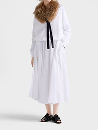 Reversible Cotton Jersey And Re-nylon Circle Skirt