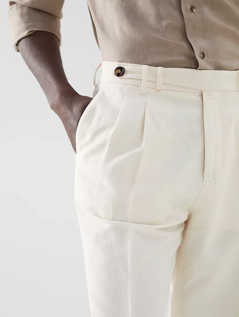 Linen And Cotton Trousers