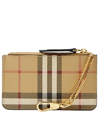 Check Strap Coin Case