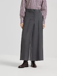 Long Pleated Skirt