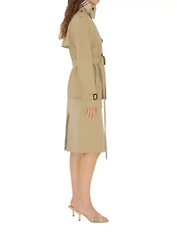 Cotton Blend Trench Jacket