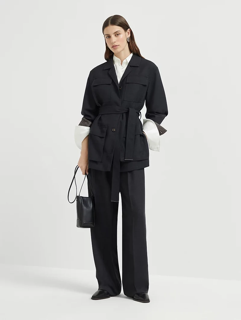 Fluid Twill Blazer