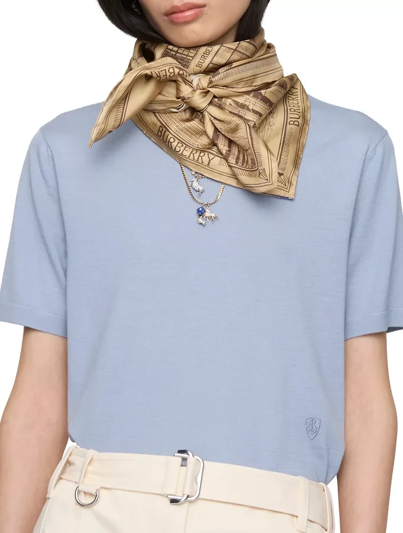 London Landmarks Silk Scarf