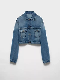 Denim Blouson Jacket