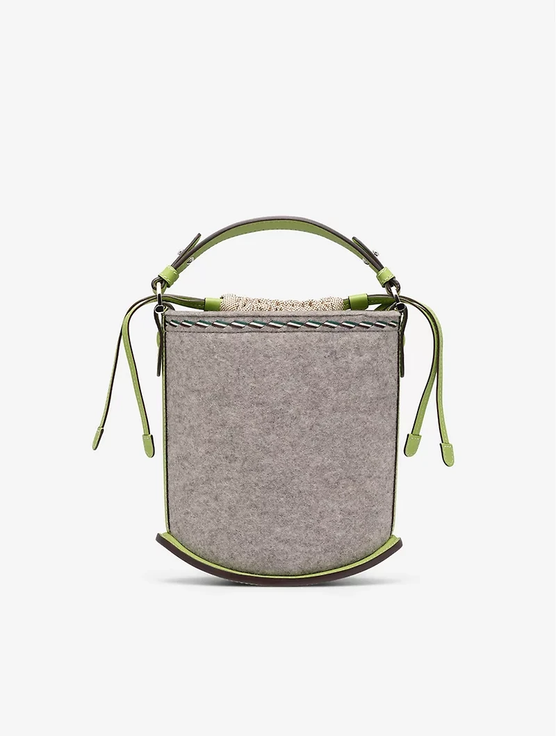 Pin Mini Bucket Felt Supple Calf