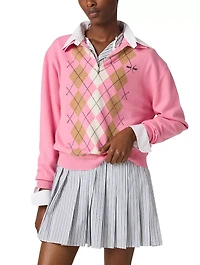 Cashmere Half-zipper Polo Shirt