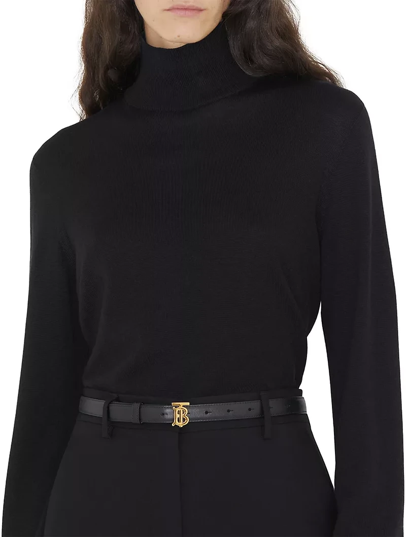 Leather Reversible Tb Belt