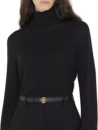 Leather Reversible Tb Belt