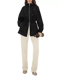 Short Nylon Cotton Parka