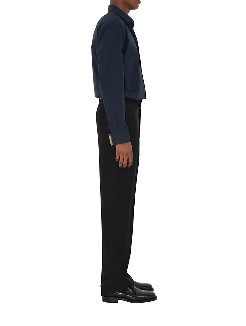 Slim Fit Stretch Cotton Shirt