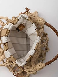Medium Cotton Macramé Bag