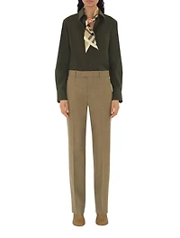 Skinny Check Silk Scarf