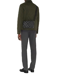 Slim Grid Crossbody Bag