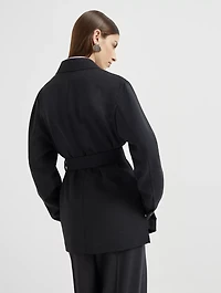 Fluid Twill Blazer