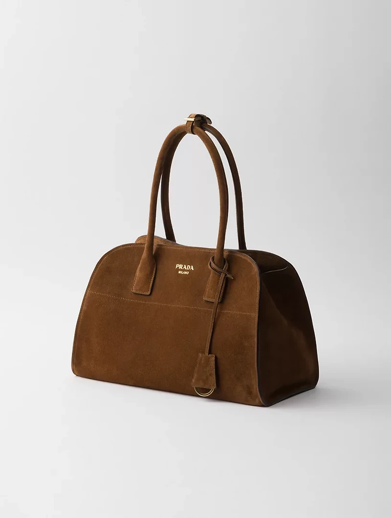 Medium Suede Tote Bag