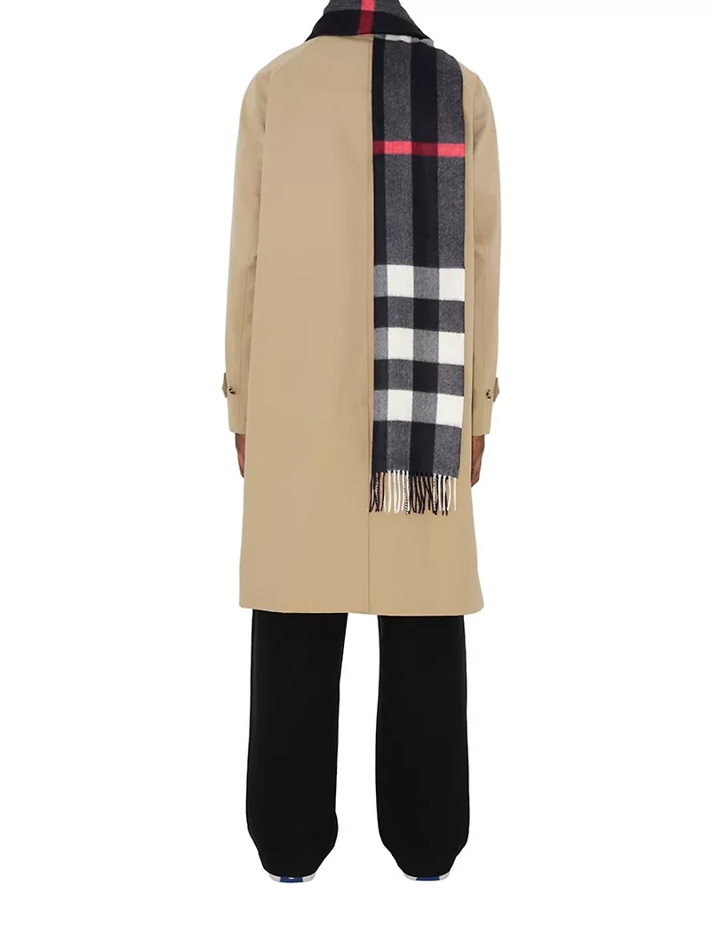 Check Cashmere Scarf