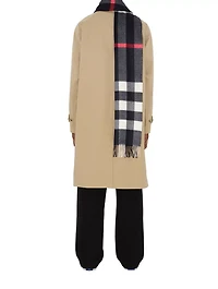 Check Cashmere Scarf