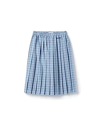 Pleated Check Skirt