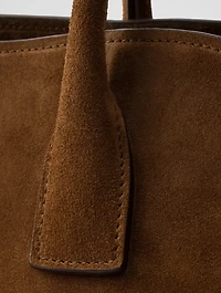 Medium Suede Tote Bag