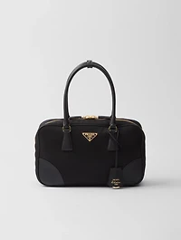 Prada Re-edition 1978 Medium Re-nylon And Saffiano Leather Two-handle Bag