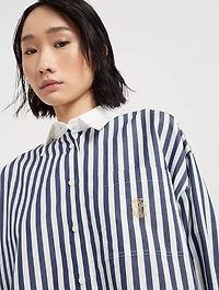 Poplin Shirt With Logo